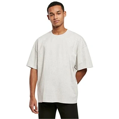 Image of Urban Classics Ultra Heavy Oversized Basic Tshirt, Men&#039;s, Size: XXL, Lightgrey
