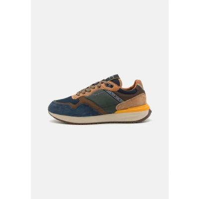 Image of Pepe Jeans Buster PRO Trainers, Men&#039;s, Size: 6, Navy Leather/synthetics