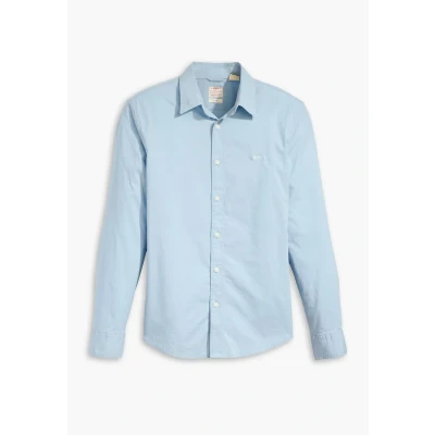 Image of Levi&#039;s Battery Shirt, Men&#039;s, Size: Medium, Soft chambray blue