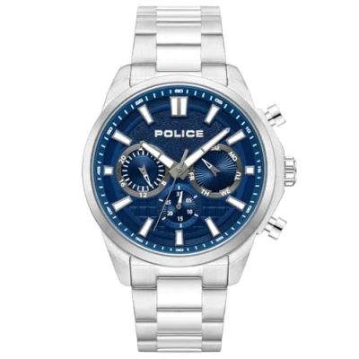 Image of Police Rangy Chronograph watch, Men&#039;s, Size: One Size, Blue