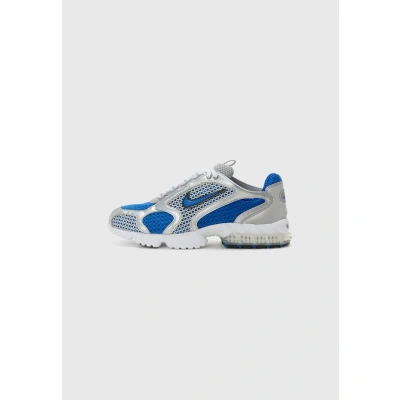 Image of NIKE Men&#039;s Air Zoom Spiridon Cage 2 Sneaker, Metallic Silver Varsity Royal, 11 UK