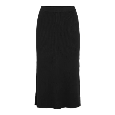 Image of VILA Vicomfy Aline skirt, Women&#039;s, Size: XS, Black
