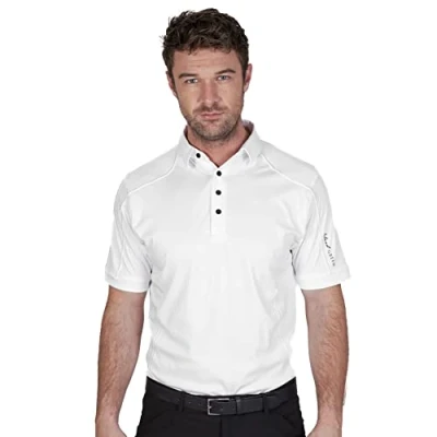 Image of Island GREEN Mens 2022 IGTS1648 Polo Shirt Navy/White XL