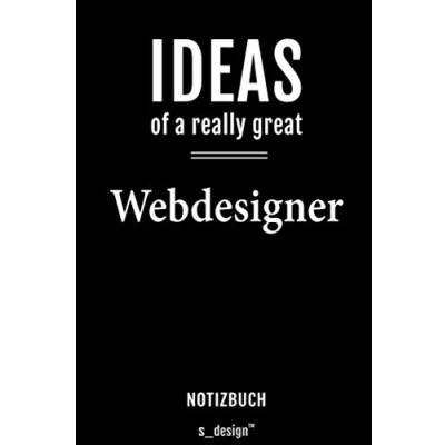 Image of Notizbuch für Webdesigner: Originelle Geschenk Idee [120 Seiten gepunktet Punkte Raster blanko Papier]