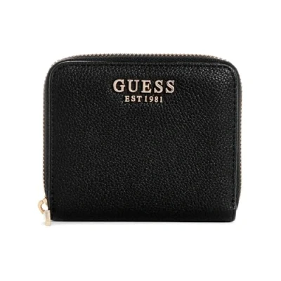 Image of GUESS Laurel SLG Small Zip Around Wallet S Black, black
