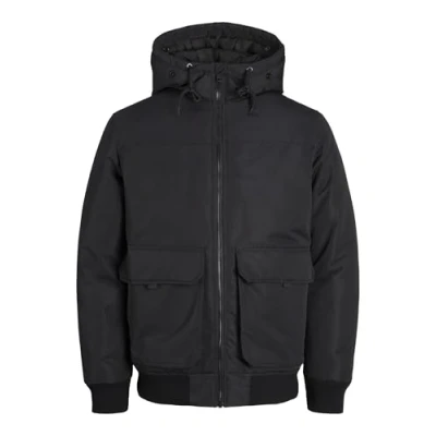 Image of Jack &amp; Jones Jjconstruct Winter jacket, Men&#039;s, Size: 3XL, Black