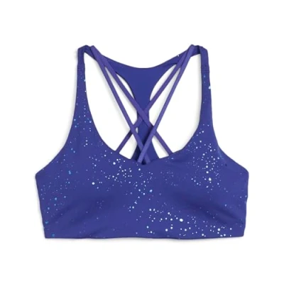 Image of Puma MOVE Intergalactic BRA Light support sports bra, Women&#039;s, Size: Small, Lapis lazuli