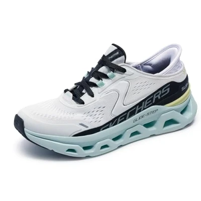 Image of Skechers Trainers Weiß mehrfarbig, Women&#039;s, Size: 4.5, mehrfarbig Synthetics