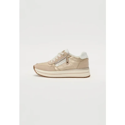 Image of TOM TAILOR Women&#039;s 9590090002 Sneaker, Cream Gold, 5 UK