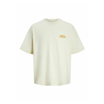 Image of Jack &amp; Jones Jorroxbury TYPE TEE CREW NECK Print Tshirt, Men&#039;s, Size: Small, Ocean cavern