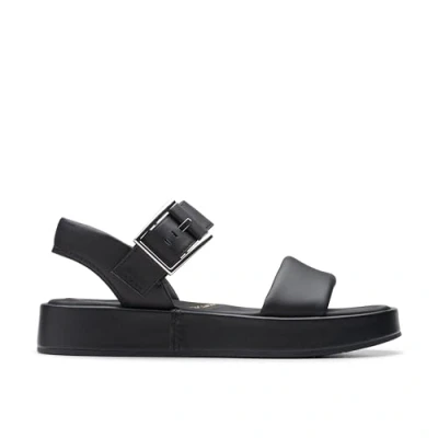 Image of Clarks ALDA Strap Sandals, Women&#039;s, Size: 8, Black Leather