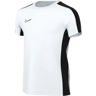 Image of Nike Performance Academy 23 Branded Unisex Sports Tshirt for kids, Size: 6 8y, White/black