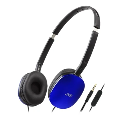 Image of JVC HA S160M A U Headphones Blue
