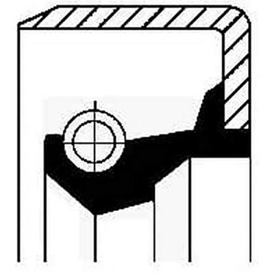 Image of Shaft Seal, differential CORTECO 19026240B