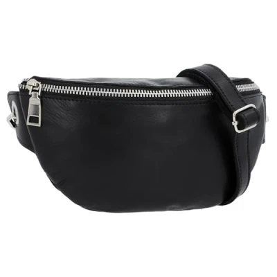 Image of Gusti Leder Rosamonde Bum bag, Size: One Size, Schwarz glatt