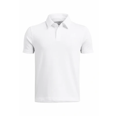 Image of Under Armour Shortsleeve ICON Polo shirt White for kids, Size: 14 16y,
