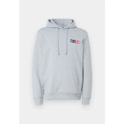 Image of Tommy Jeans Men’s Entry Graphic Hoodie, Grey (Grey Htr), XXL, XXL