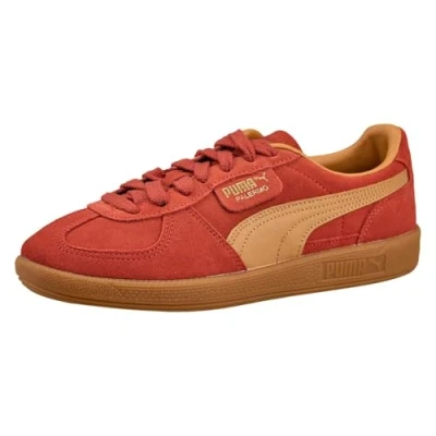Image of Puma Palermo Trainers Mars redcaramel lattegum, Size: 7.5, red caramel latte gum Suede