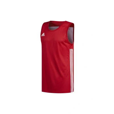 Image of adidas Performance 3G Speed Reversible Top, Men&#039;s, Size: Medium, Red