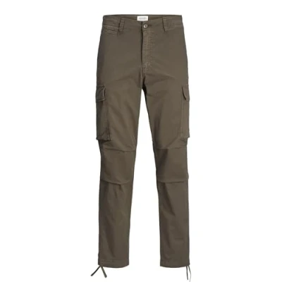 Image of Jack &amp; Jones Jpstace Jjtucker AMA Cargo trousers, Men&#039;s, Size: 28x30, Wren
