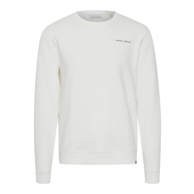Image of Casual Friday Severin CREW NECK Sweatshirt, Men&#039;s, Size: Small, Ecru