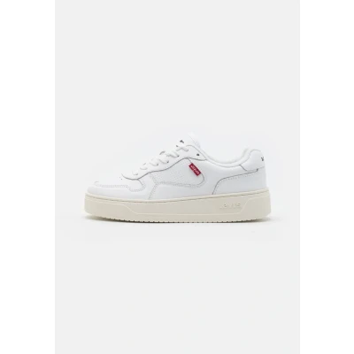 Image of Levi&#039;s Glide S Trainers, Women&#039;s, Size: 6, Regular white Leather