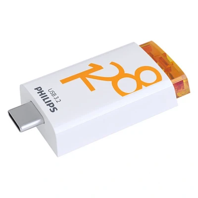 Image of Philips Click Edition USB C Port 3.2 Gen 1 Flash Drive 128GB for PC, Laptop, Smartphone, Tablet with Port, Read Speed up to 120MB/s