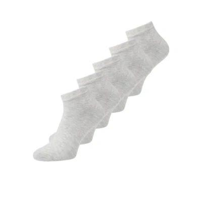 Image of Jack &amp; Jones Jacdongo Socks 5 PACK Socks, Men&#039;s, Size: One Size, Light grey
