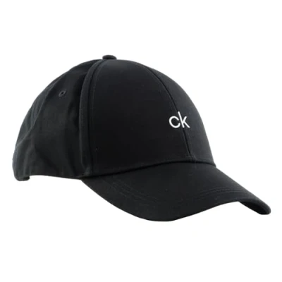 Image of Calvin Klein Center Unisex Cap, Size: One Size, Black