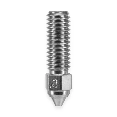 Image of Micro Swiss Brass Plated Wear Resistant Nozzle for Creality K1, K1 Max, CR M4 0.8 mm
