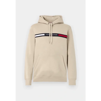 Image of Tommy Hilfiger Chest Insert Hoody Hoodie, Men&#039;s, Size: XXL, Sandalwood