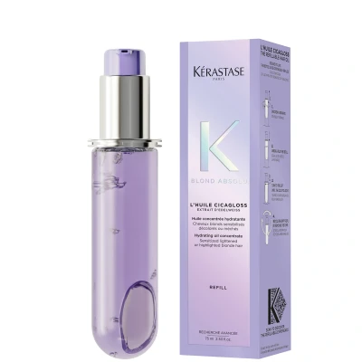 Image of Kérastase Blond Absolu L&#039;huile Cicagloss Refillable, Hair Oil For Sensitised Lightened Or Highlighted Blonde