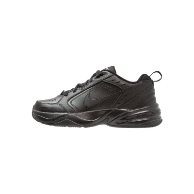 Image of Nike Performance AIR Monarch IV Trainers, Size: 6/6.5, Black leather and imitation