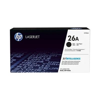 Image of HP CF226A 26A Original LaserJet Toner Cartridge, Black, Single Pack
