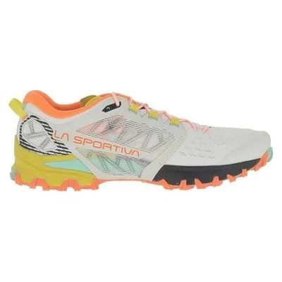 Image of La Sportiva Bushido III Trail running shoes, Men&#039;s, Size: 8.5, Chalk/yellow Textile/synthetics