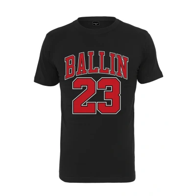 Image of Mister Tee Ballin 23 Print Tshirt, Men&#039;s, Size: XXL, Black