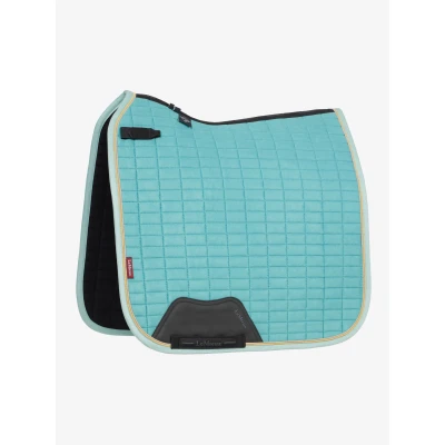 Image of LeMieux SS25 Suede Dressage Saddle Pad Lagoon