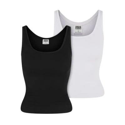 Image of Urban Classics 2PACK Top, Women&#039;s, Size: 4XL, Black white