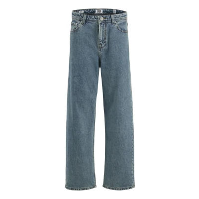 Image of Jack &amp; Jones Junior Ialex Lange Straight leg jeans for kids, Size: 8y, Blau