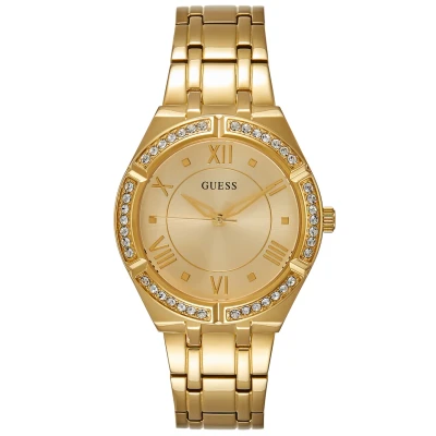 Image of Guess Ladies Sport Watch goldcoloured, Women&#039;s, Size: One Size, Gold coloured