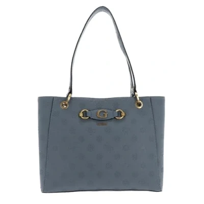 Image of GUESS Izzy Peony Noel Tote Light denim logo, Einheitsgröße