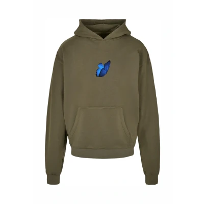 Image of Upscale by Mister Tee Heavy Oversize Hoodie, Men&#039;s, Size: Large, Olive
