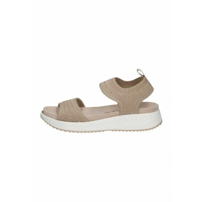 Image of Caprice Damen Sandale mit Absatz aus Leder, Weiß (OFFWHITE NAPPA), 39