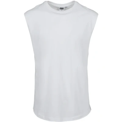 Image of Urban Classics OPEN EDGE Sleeveless Top, Men&#039;s, Size: 3XL, White