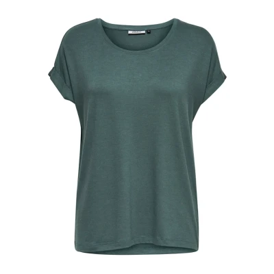 Image of ONLY Moster Oneck NOOS JRS Basic Tshirt, Women&#039;s, Size: XS, Balsam green