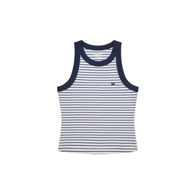 Image of Wrangler Ringer TANK Top, Women&#039;s, Size: 8/10, Mazarine blue