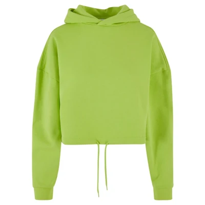 Image of Urban Classics Cropped Hoodie, Women&#039;s, Size: 5XL, Frozenyellow