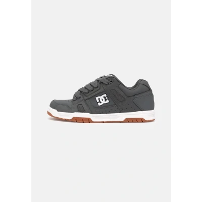 Image of DC Shoes STAG Skate shoes, Size: 6.5, Grey/gum leather and imitation