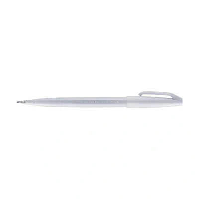 Image of Pentel Brush Sign Pen Light Grey