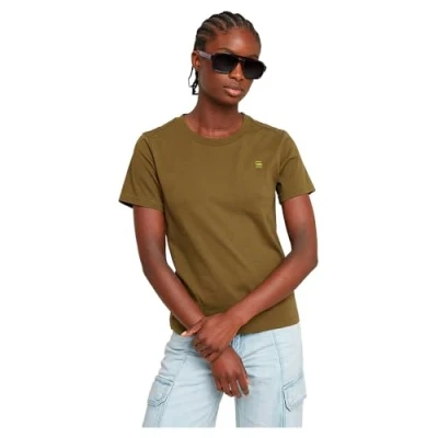 Image of G STAR Nifous Basic Tshirt, Women&#039;s, Size: Large, Wild olive